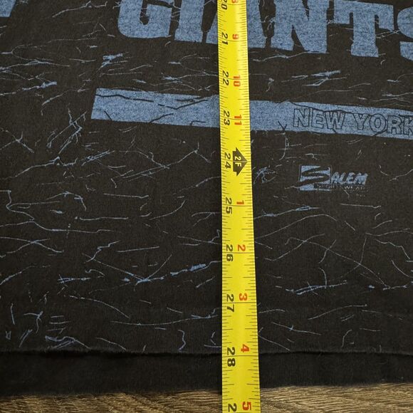 Vintage New York Giants Shirt Mens XL NFL Football All Over Print Salem 90s AOP - Picture 7 of 10